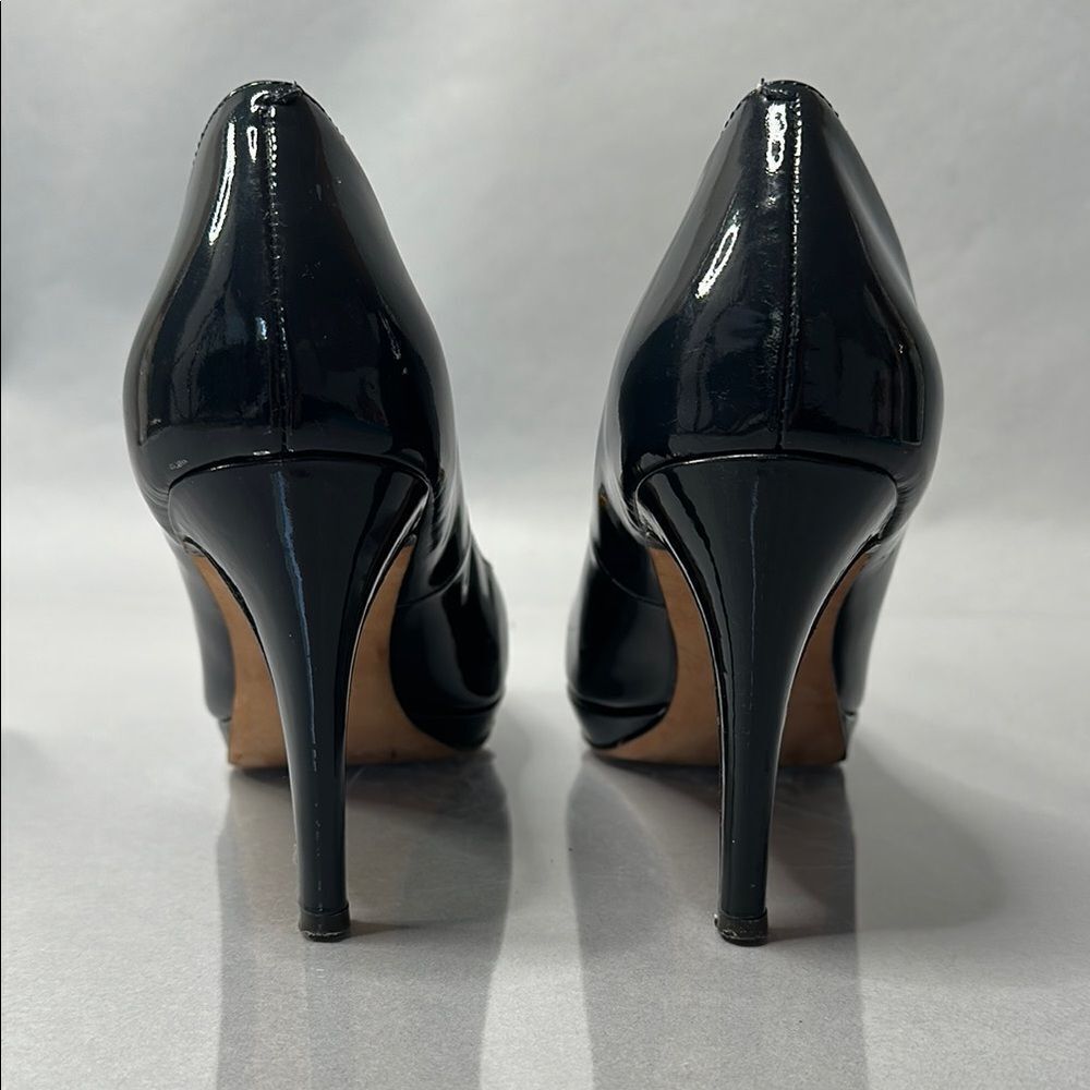 Cole Haan | Navy Blue | Patent Leather Pumps | Size 8.5 | Nike Air Sole (A-1525) - Picture 10 of 16